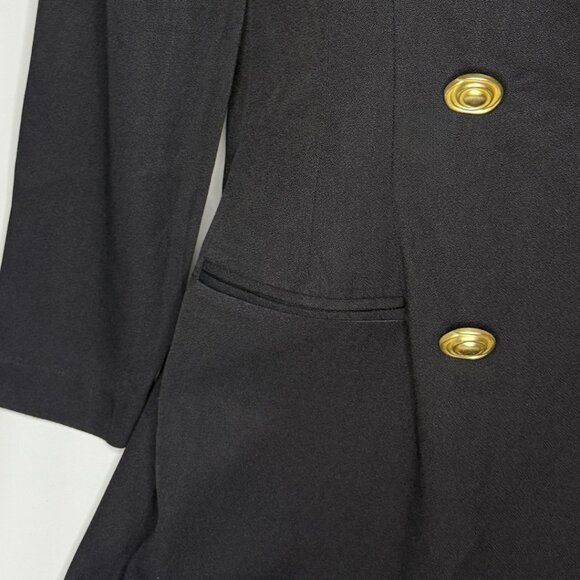 Lois Snyder Dani Max Tuxedo Blazer Dress: Tailored Classic Style, Size 12 - Picture 7 of 7